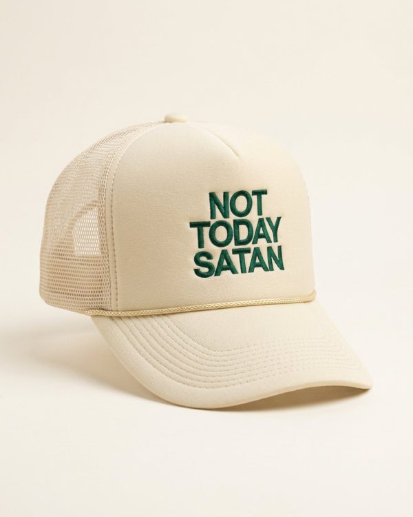 Vintage Hat "Not Today Satan"